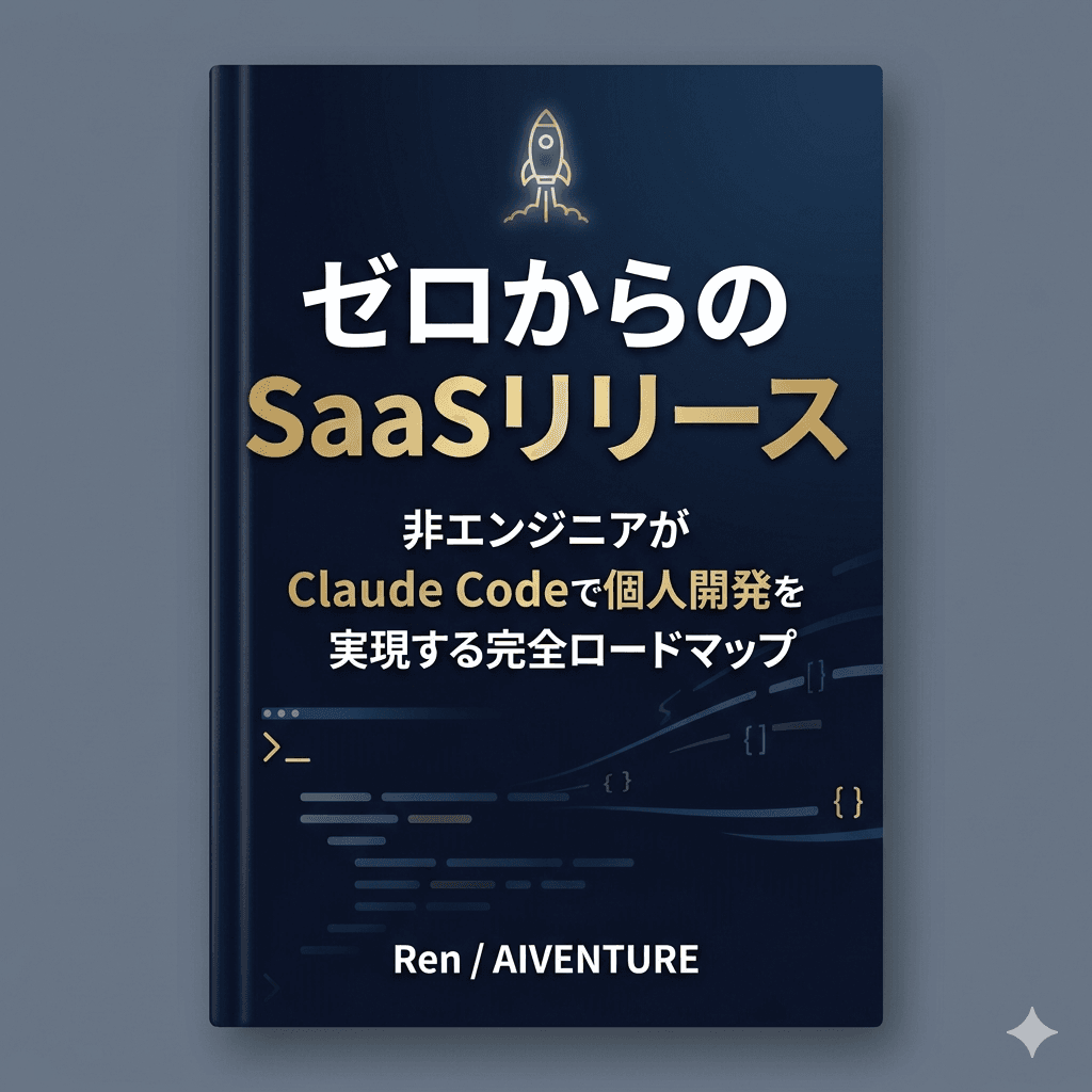 ゼロからのSaaSリリース ― 非エンジニアが Claude Code で個人開発を実現する完全ロードマップ