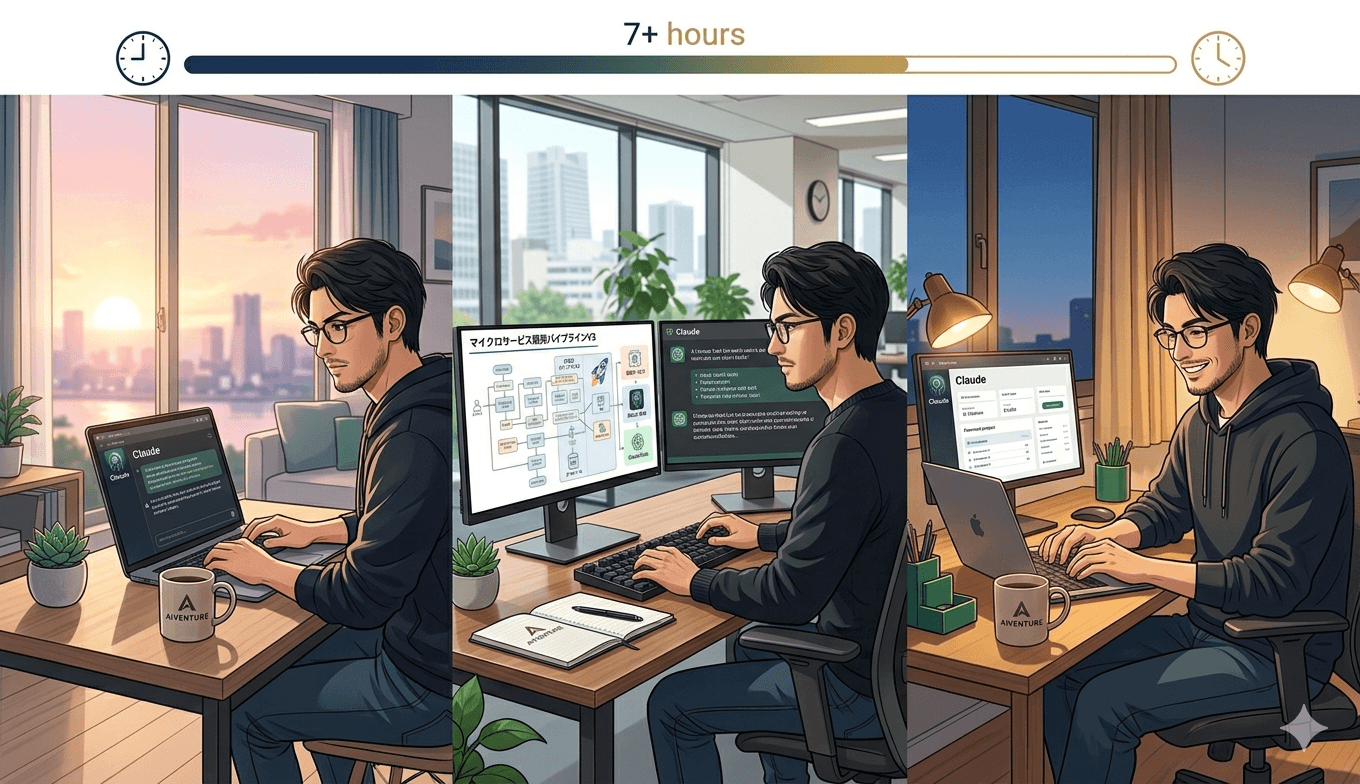 毎日7時間以上 Claude を使い倒す